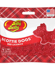 Jelly Belly Red Licorice Scottie Dogs Peg Bags: 12-Piece Case