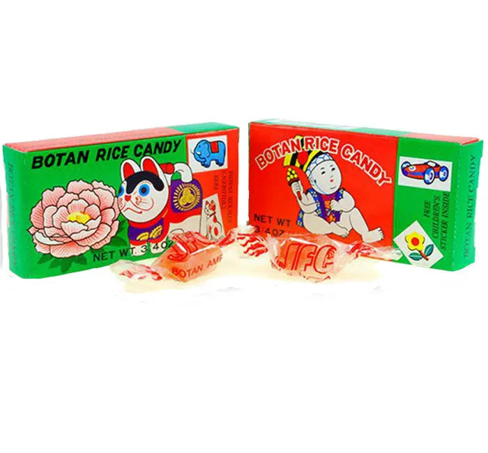 Botan Rice Candy Boxes: 20-Piece Pack