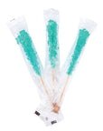 Rock Candy Crystal Sticks - Light Blue - Wrapped: 100-Piece Case