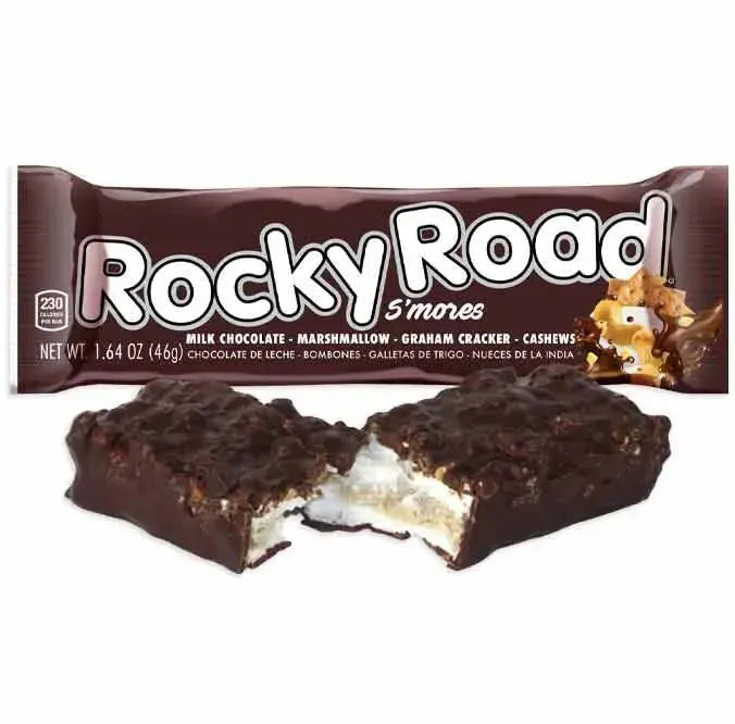 Rocky Road Smores Candy Bars: 24-Piece Box