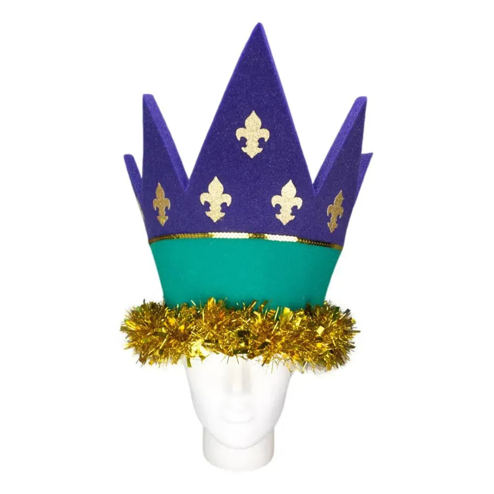 Mardi Gras Crown Hat