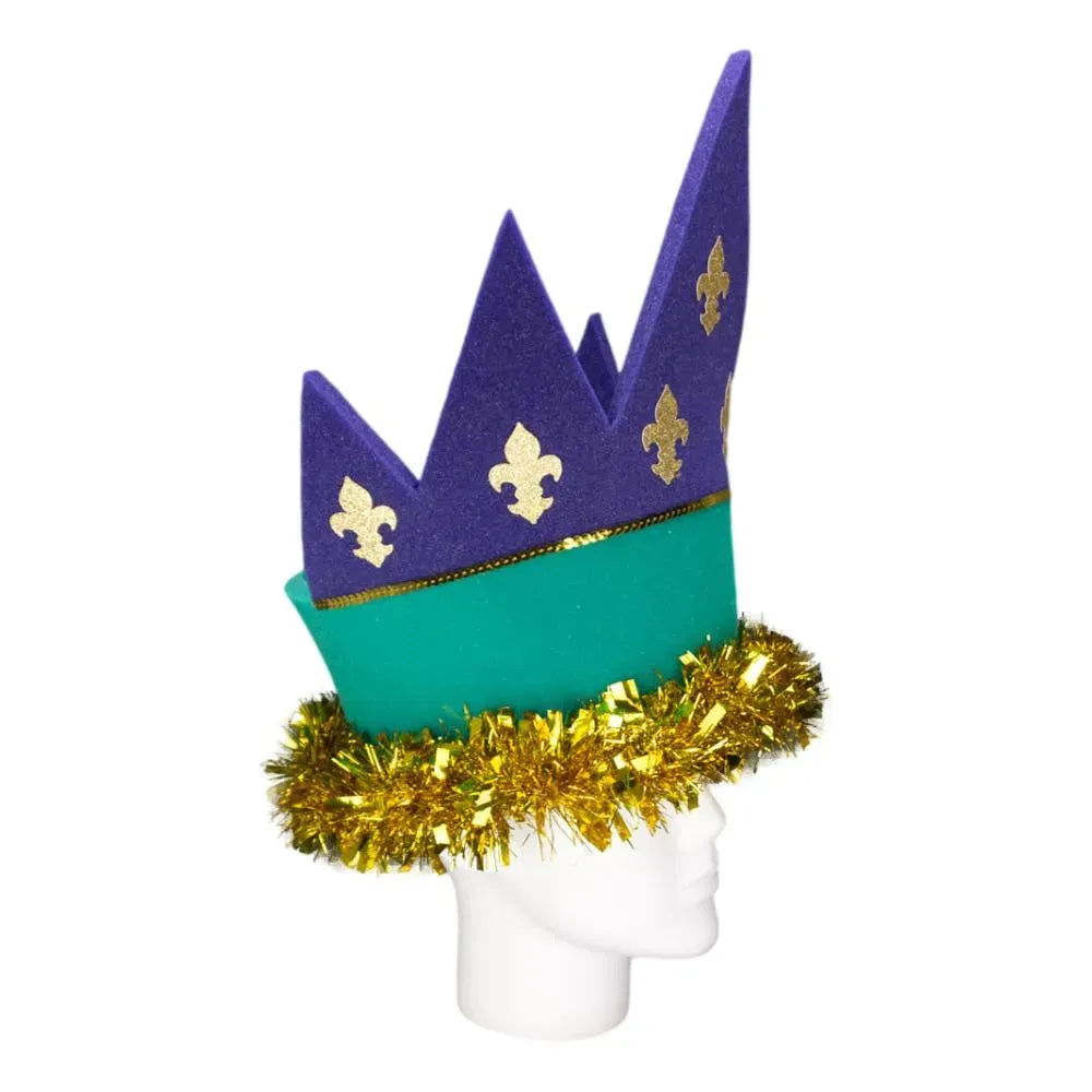 Mardi Gras Crown Hat