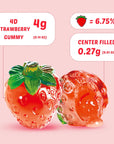 Amos 4D Strawberry Gummies Burst: 12-Piece Case