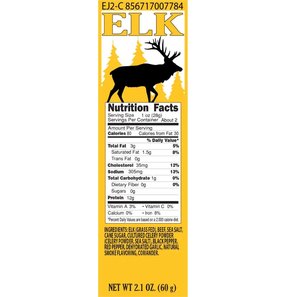 Pearson Ranch Jerky Elk Jerky - 2.1oz Resealable Bag