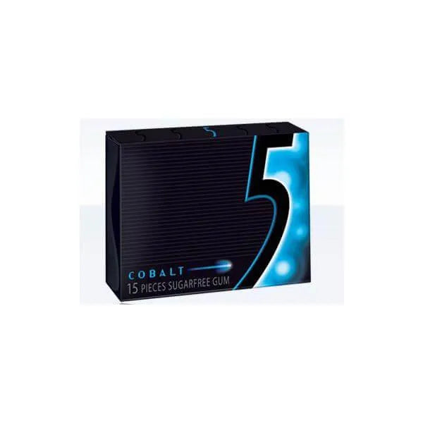 5 Gum Sugar Free Slim Packs - Cobalt: 10-Piece Box