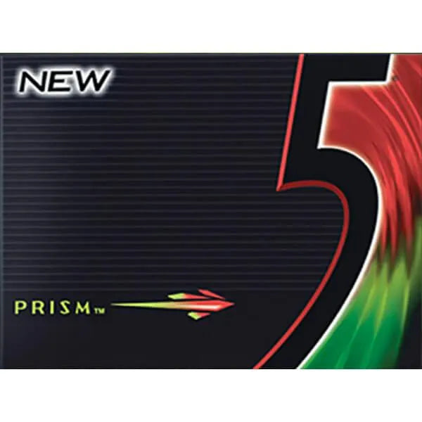 5 Gum Sugar Free Slim Packs - Prism Watermelon: 10-Piece Box