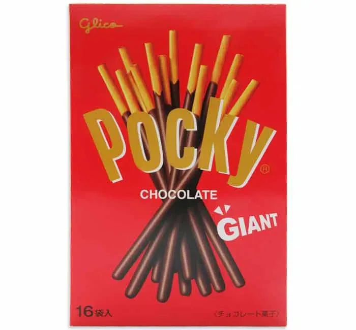 Pocky - Giant Chocolate Covered Biscuit Sticks Packs: 10-Piece Box