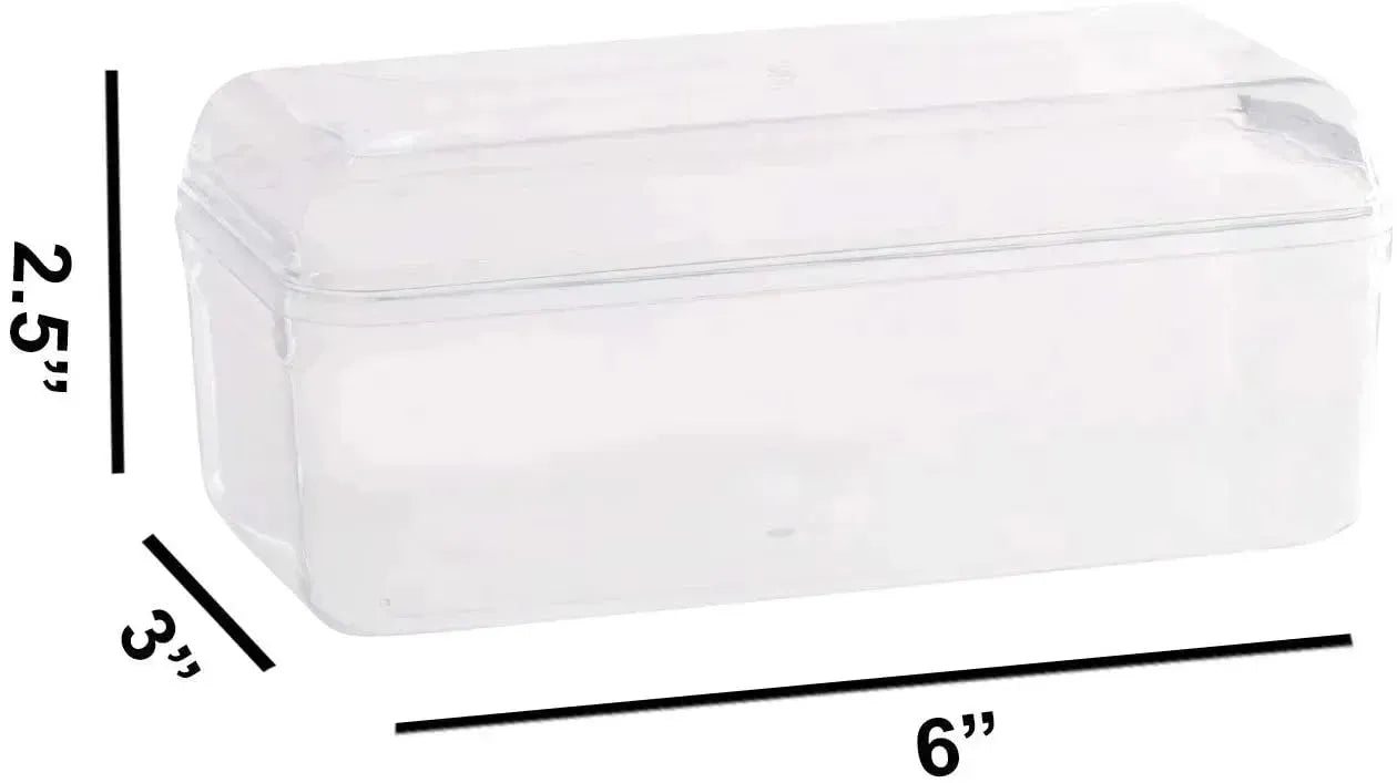 Clear Acrylic Boxes 16 Pack 6"X3"X2.5"