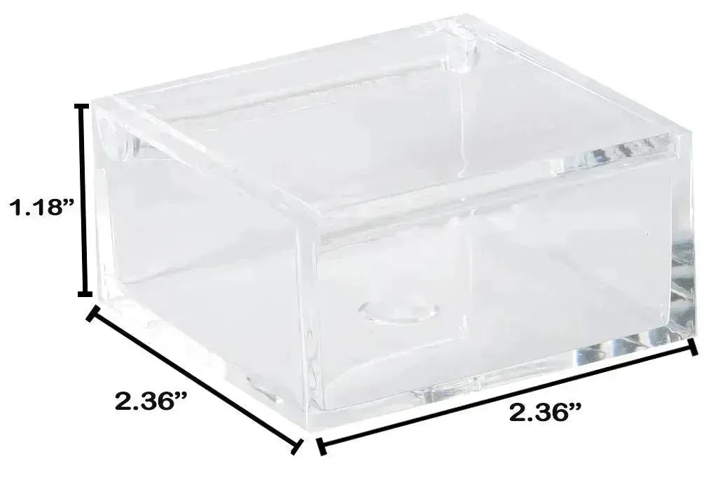 Clear Acrylic Boxes 2.36&#39;&#39;X2.36&#39;&#39;X1.18&#39;&#39; 16 Pack