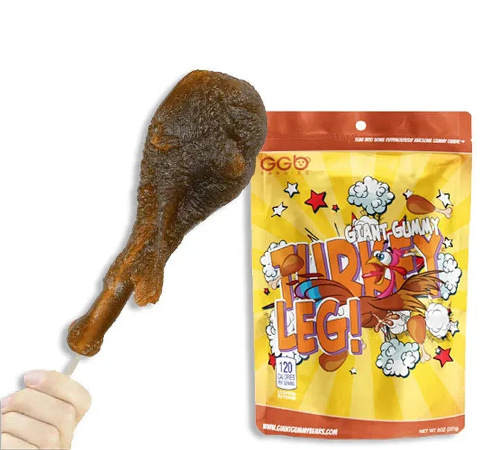 Giant Gummy Turkey Leg: 6CT Case