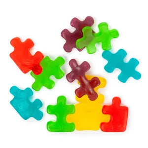 Gummy Puzzle Pieces: 5.5LB Bag