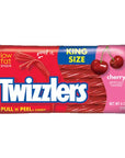 Twizzlers Strawberry Licorice Twists King Size Packs: 15-Piece Box