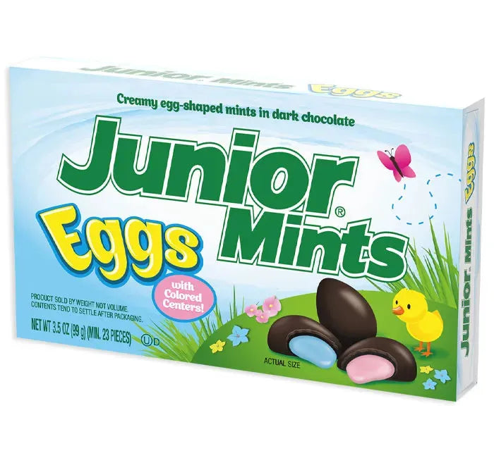 Junior Mints Candy Eggs 3.5-Ounce Theater Packs: 12-Piece Box