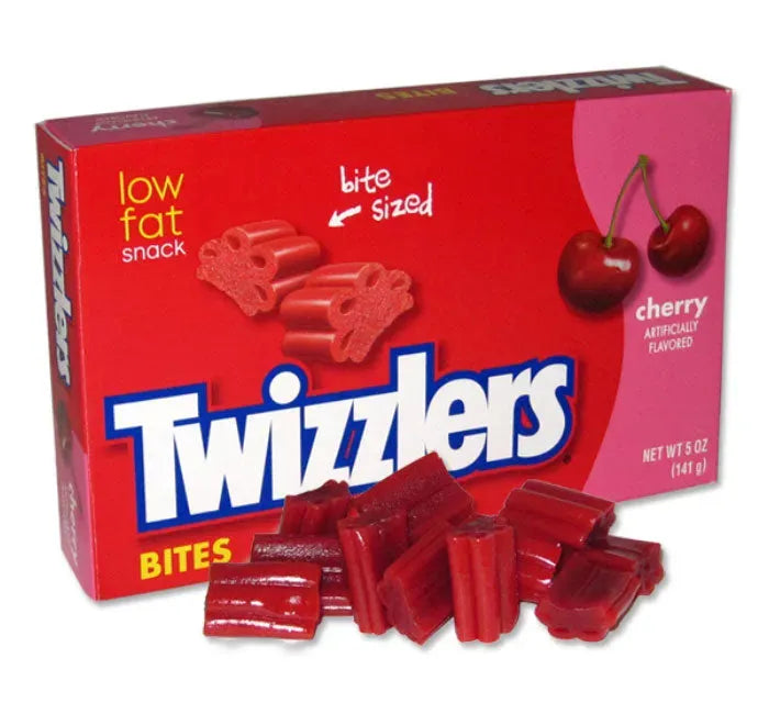 Twizzlers Licorice Cherry Bites Theater Box: 12-Piece Display