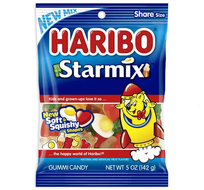 Haribo Gummy Starmix Candy: 3.75LB Box