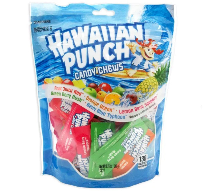 Hawaiian Punch Assorted Candy Chews: 12-Piece Case