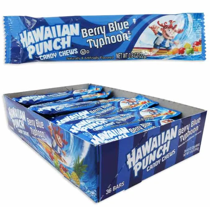 Hawaiian Punch Candy Chews - Berry Blue Typhoon: 36-Piece Display