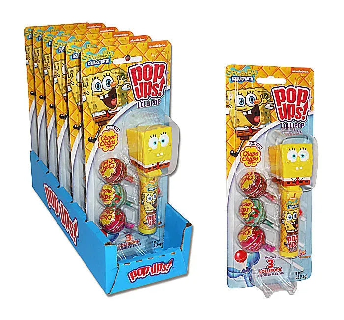 SpongeBob Pop-Ups Blister Packs: 6-Piece Display