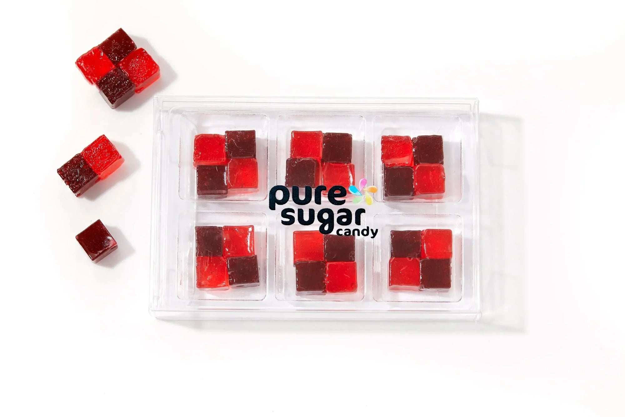 Pure Sugar Candy Cranapple Candy Cubes