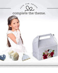 Paper Treat Boxes Bridal 6.25" X 3.75" X 3.5" 20 Pack