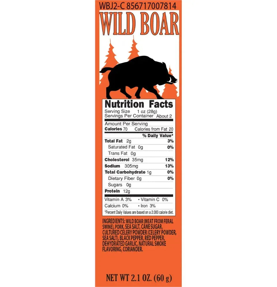 Pearson Ranch Jerky Greenhorn Sampler - Wild Boar