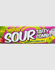 Face Twisters Sour Taffy Combo - Strawberry & Green Apple: 48-Piece Display