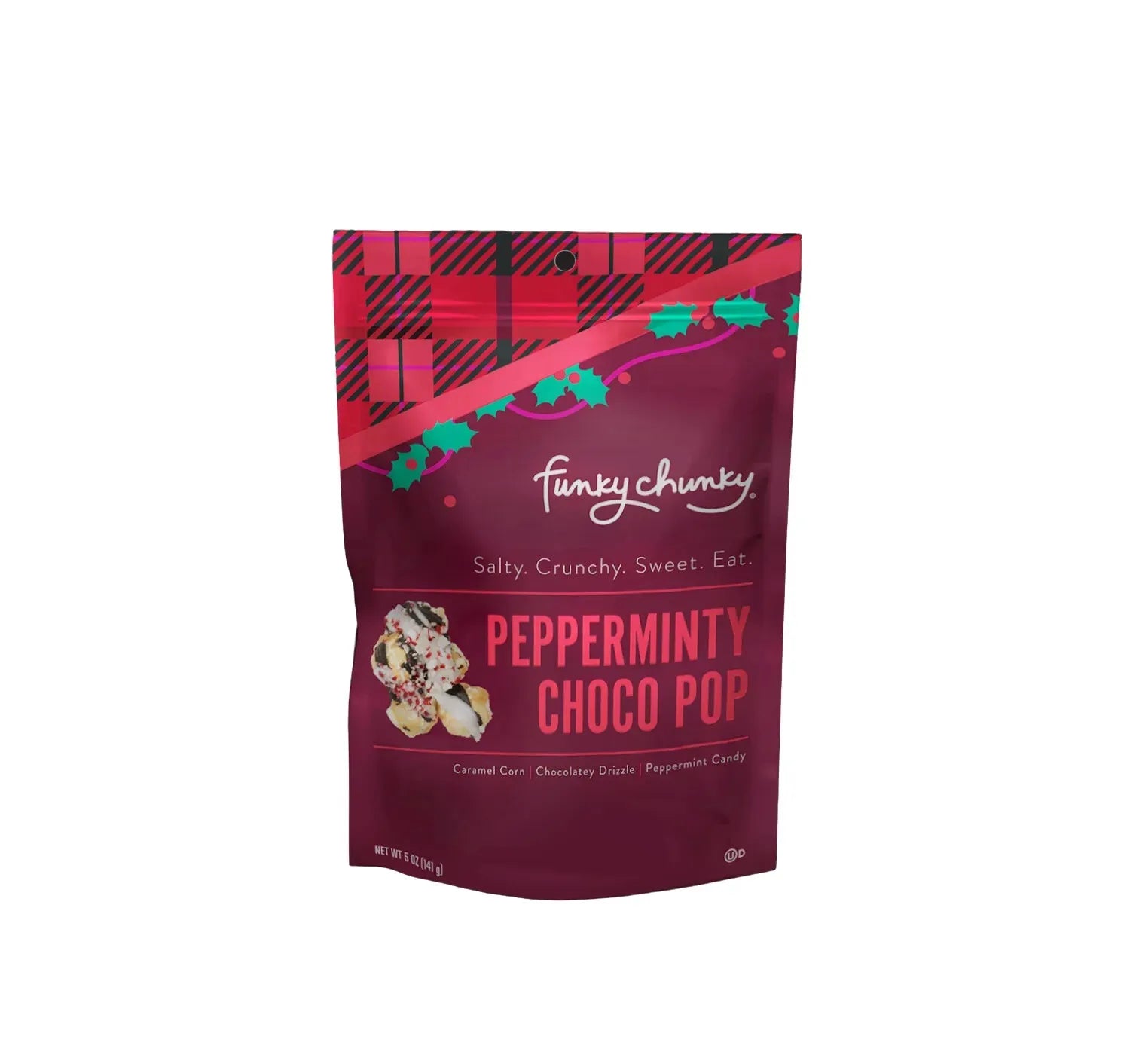 Funky Chunky Pepperminty Choco Popcorn