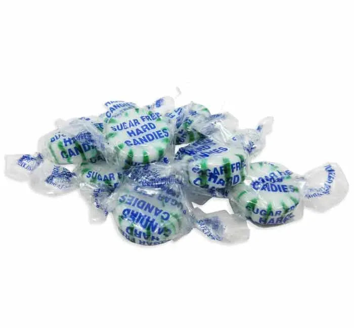 Arcor Sugar Free Spearmint Starlight Mints: 6LB Bag