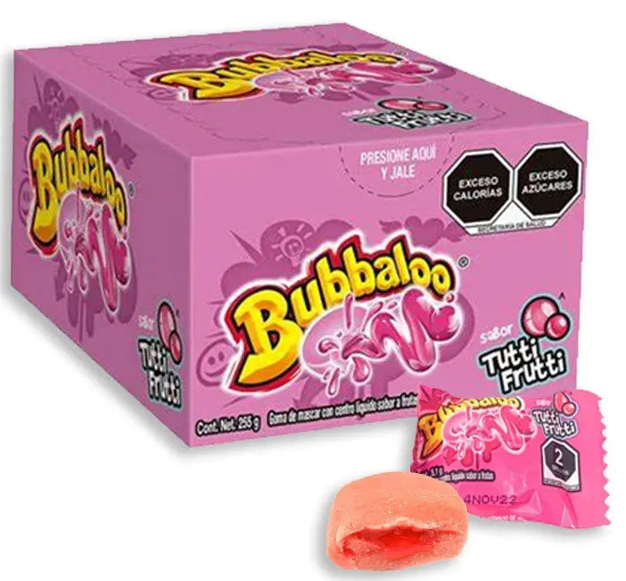 Bubbaloo Liquid Filled Bubblegum - Tutti Frutti: 47-Piece Box