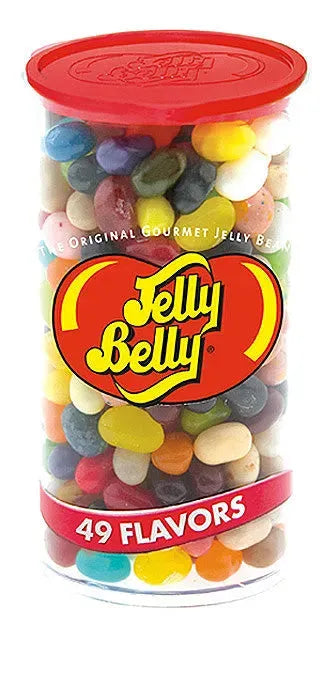 Jelly Belly 49 Flavors Jelly Beans Clear Can: 12-Piece Case