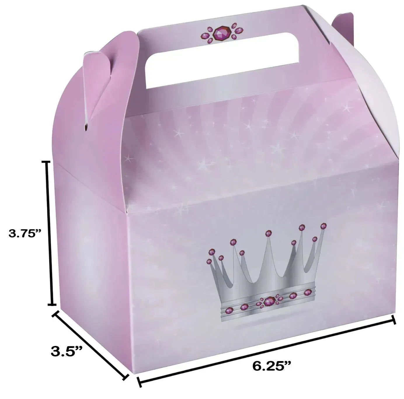 Princess Paper Treat Boxes 20 Pack 6.25&quot; X 3.75&quot; X 3.5&quot;