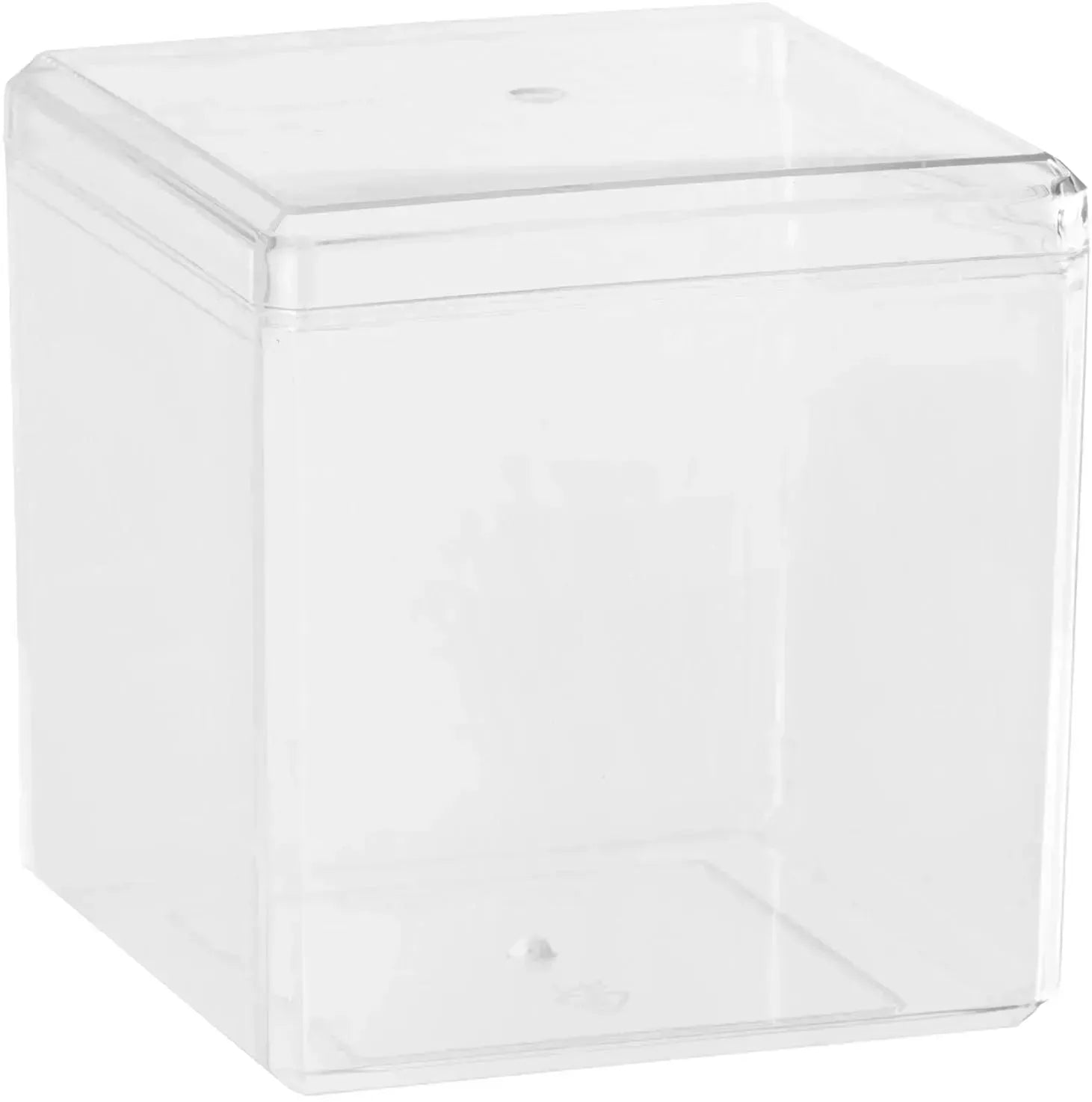 Clear Acrylic Boxes 3"X3"X3" 12 Pack