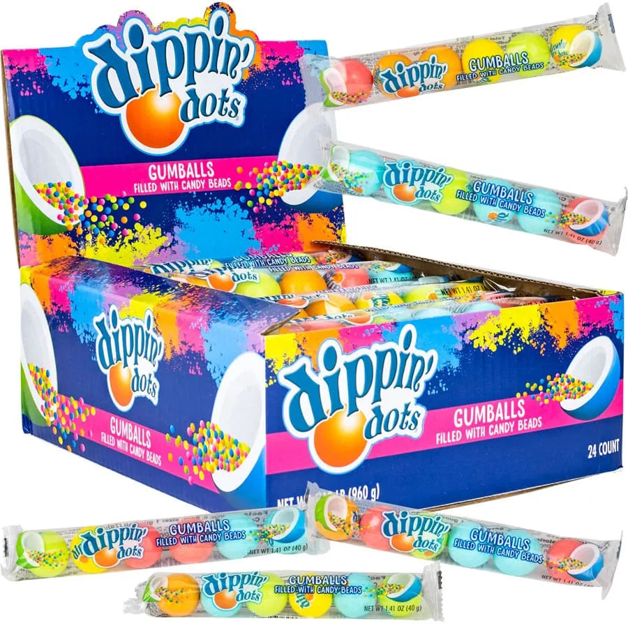 Dippin’ Dots Gumballs Filled With Candy: 24-Piece Display