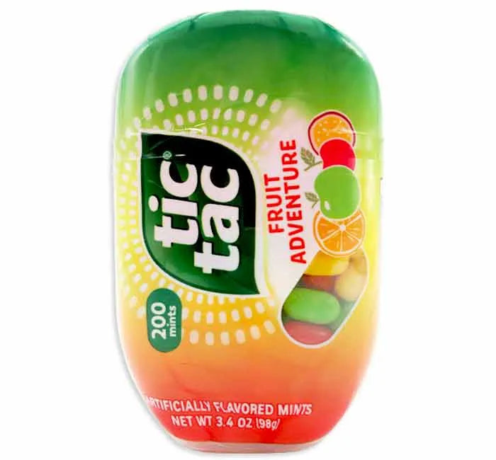 Tic Tac Fruit Adventure Bottle Dispenser: 4-Piece Box