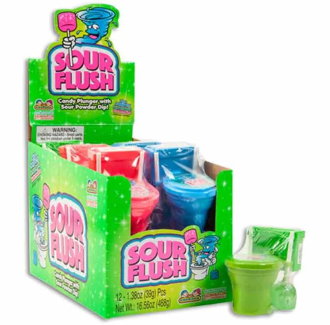 Sour Flush Candy Toilets: 12-Piece Box