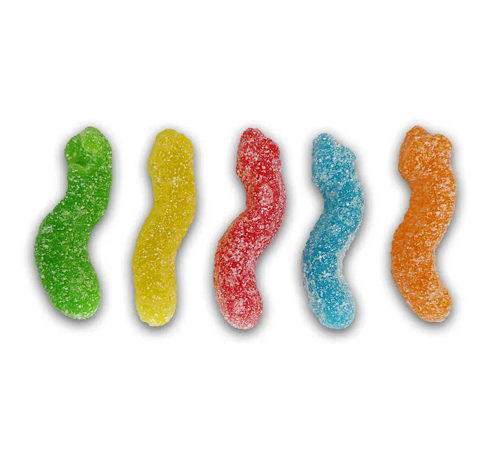 Toxic Waste Sour Gummy Worms: 1KG Bag