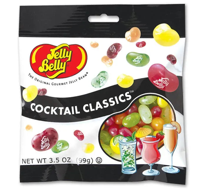 Jelly Belly Cocktail Classic Mix Peg Bags: 12-Piece Case