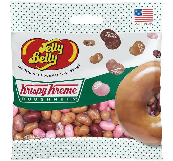 Jelly Belly Krispy Kreme Doughnuts Jelly Beans Peg Bags: 12-Piece Case