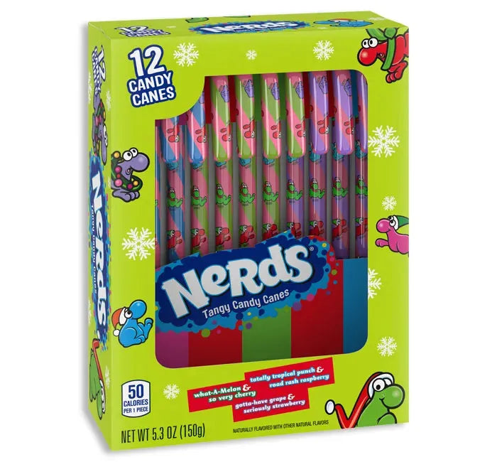 Nerds Candy Canes: 144CT Case