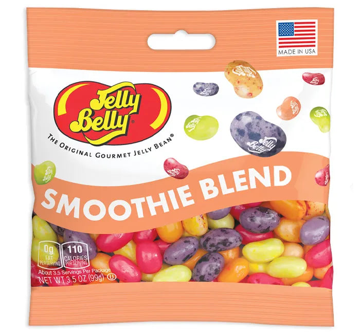 Jelly Belly Smoothie Blend Peg Bags: 12-Piece Case