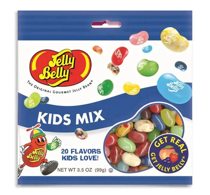 Jelly Belly Kids Mix Peg Bags: 12-Piece Case