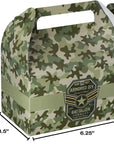 Soldier Paper Treat Boxes 20 Pack 6.25" X 3.75" X 3.5"