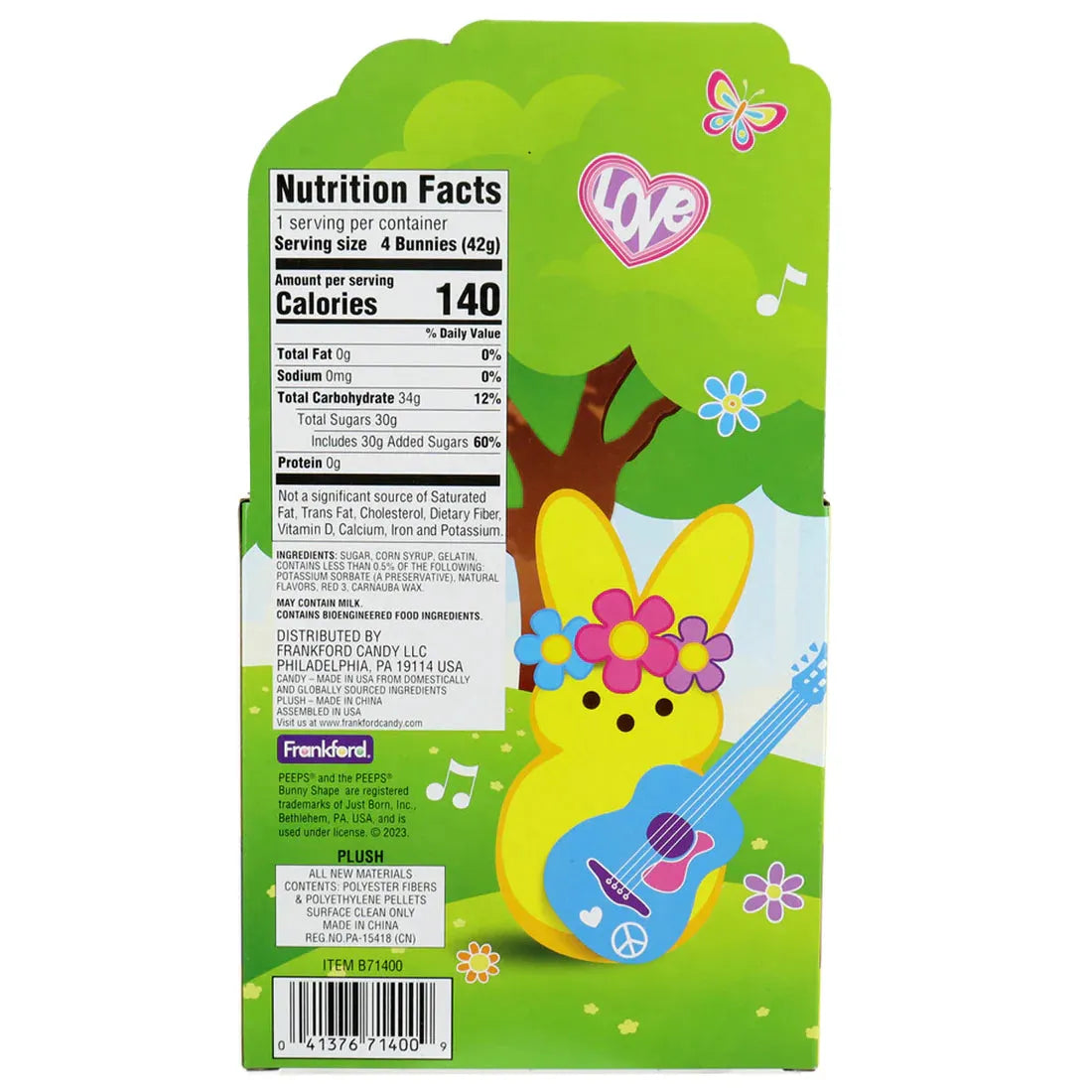 Peeps Plush Bunny Gift Set - Flower Power: 6-Piece Case