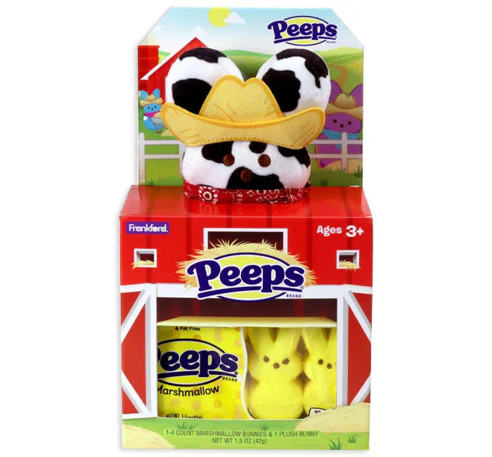 Peeps Plush Bunny Gift Set - Farm House: 6-Piece Case