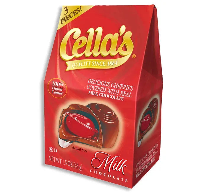 Cella's Milk Chocolate Covered Cherries Mini Gift Boxes: 24-Piece Case