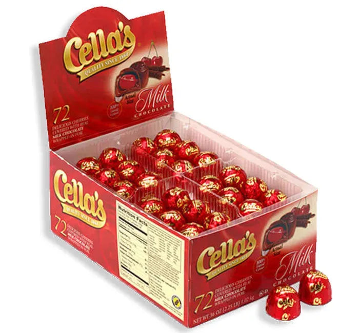 Cella's Chocolate Covered Cherries - Milk: 72-Piece Box