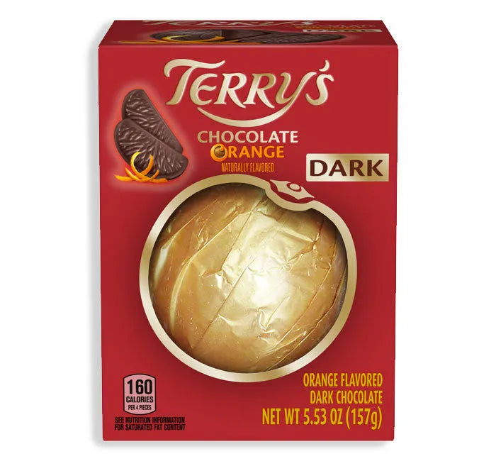 Terry's Dark Chocolate Orange Ball Gift Box: 12-Piece Case