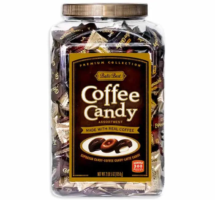 Bali's Best Coffee Candy Assortment: 300-Piece Tub