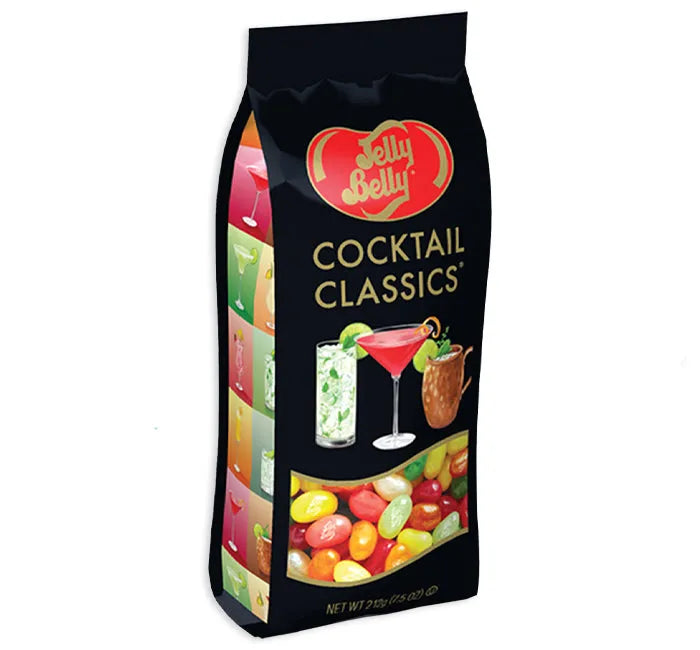 Jelly Belly Cocktail Classics Jelly Beans Stand Up Bag: 12-Piece Case