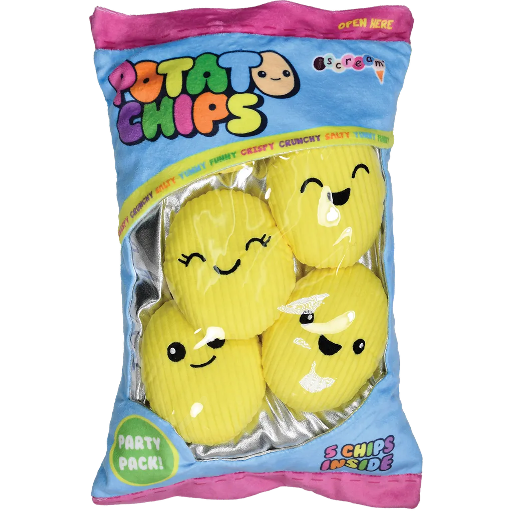 Potato Chips Packaging Fleece Plush